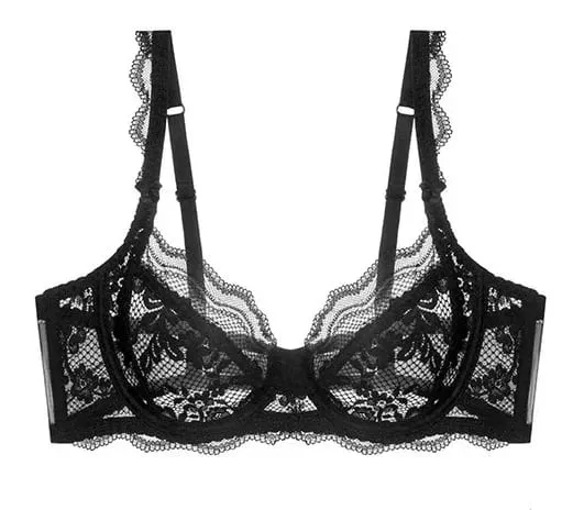 Nouvel Ensemble Plus Size Underwear Dentelle Ultra Fine Mode Style Français Uni Doux Armature Push Up Soutien Gorge Multi Taille