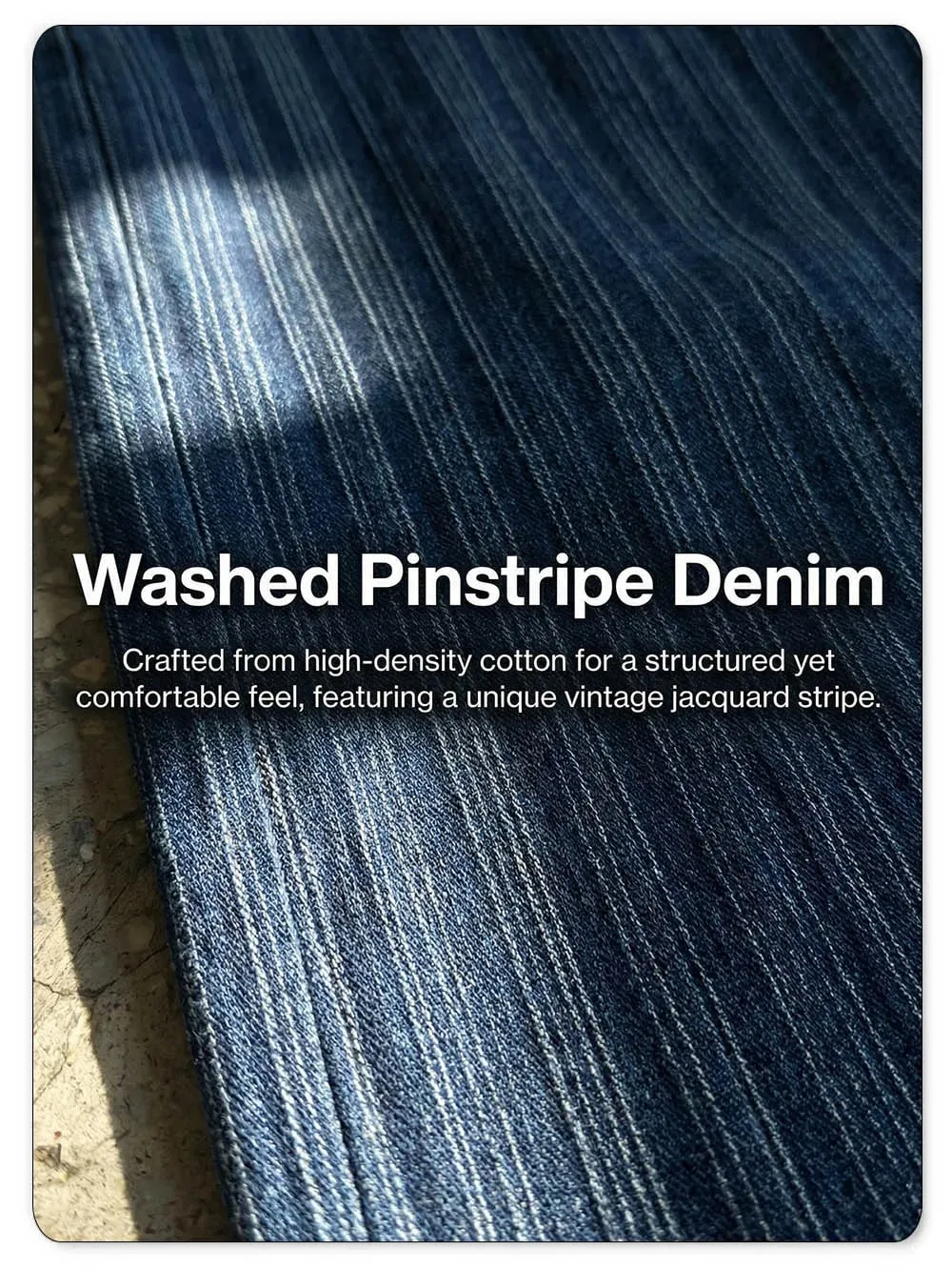 Japanese Korean Style Wavy Stripe Jacquard Fabric Baggy Wide-leg Jeans American Retro Style Business Casual Denim Pants