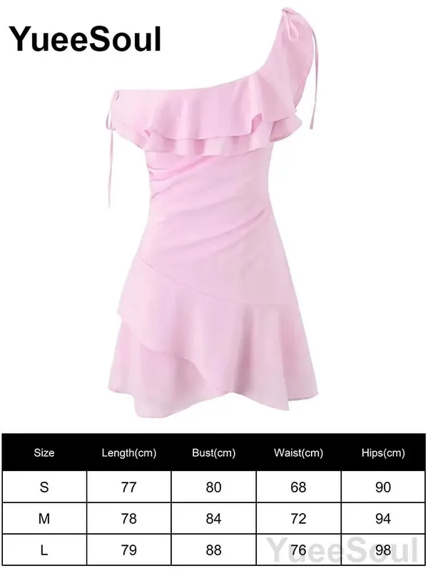 Pink Women's Dress Elegant Evening Birthday Party Female Dresses 2026 Summer New Sweet Cute Y2K Casual High Street Lolita Dress