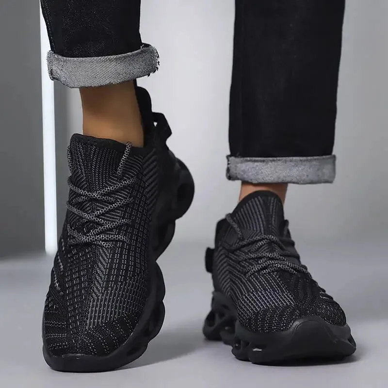 Sneakers Men Shoes Lightweight Male Shoes High Quality Men Mens Non-slip Shoes Mesh Breathable Soft Soled Shoe Non-slip 35-47