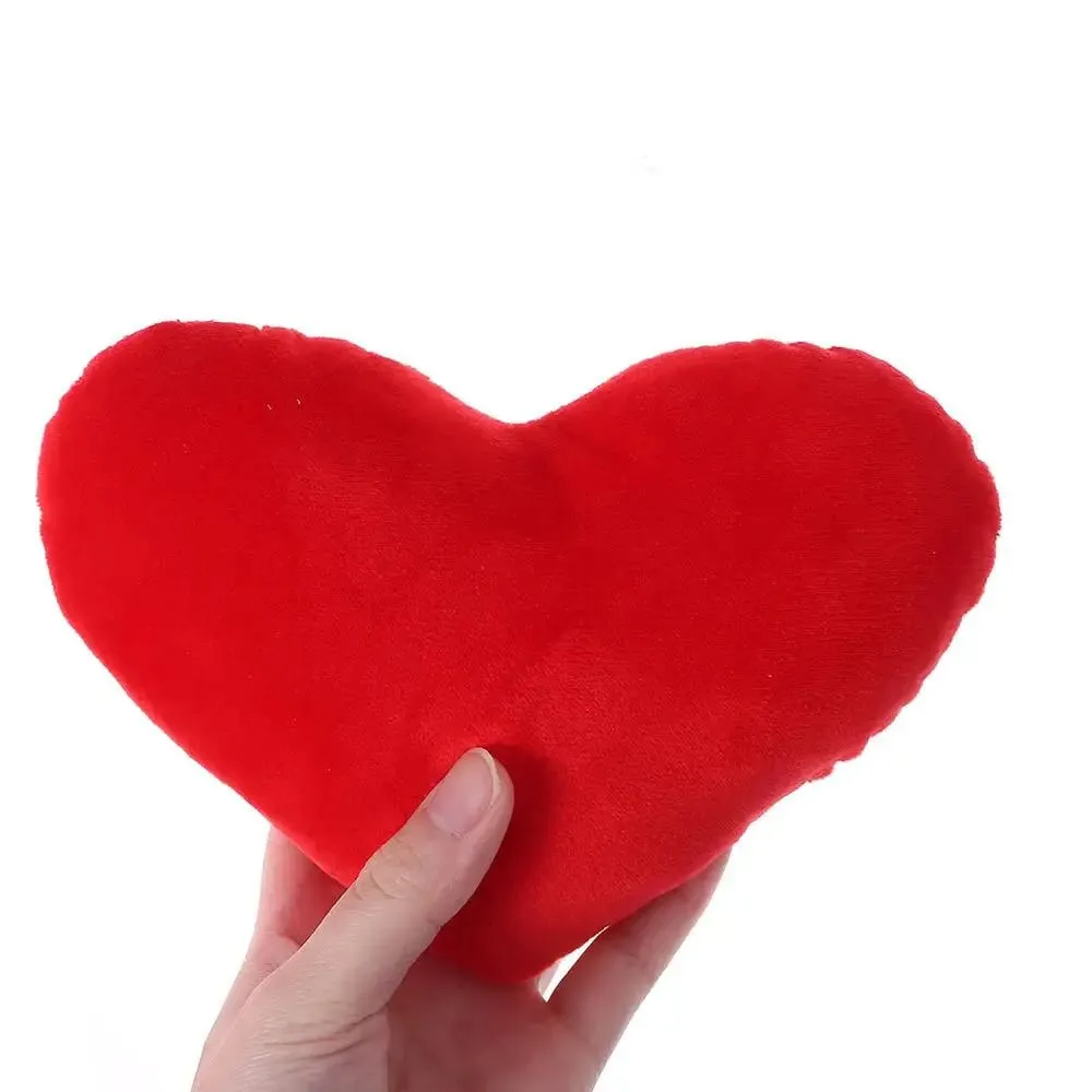 Heart Plush Toys Soft Pillow Kawaii Toy Lovely Gift for Birthday Home Decorative Valentines Day Decorative Soft Stuffed Pillow