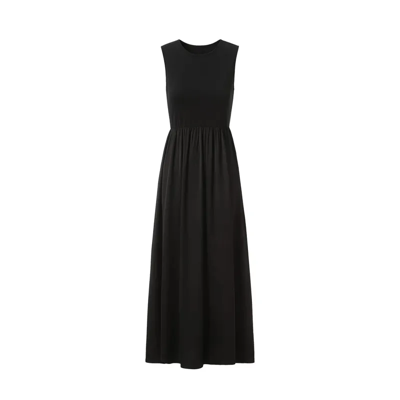 AP SS26 Women Sleeveless Dress Elastic Waist Skirt Cable Cardigan Clothing Elegant