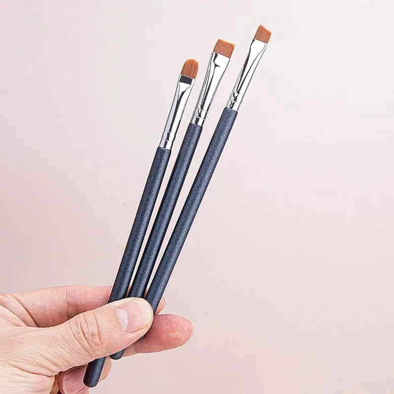 212 Flat Eyebrow Brush Ultrathin Eyebrow Makeup Brushes Flat Eyeliner Brush Thin Eye Liner Brow Contour Beauty Brush Tool