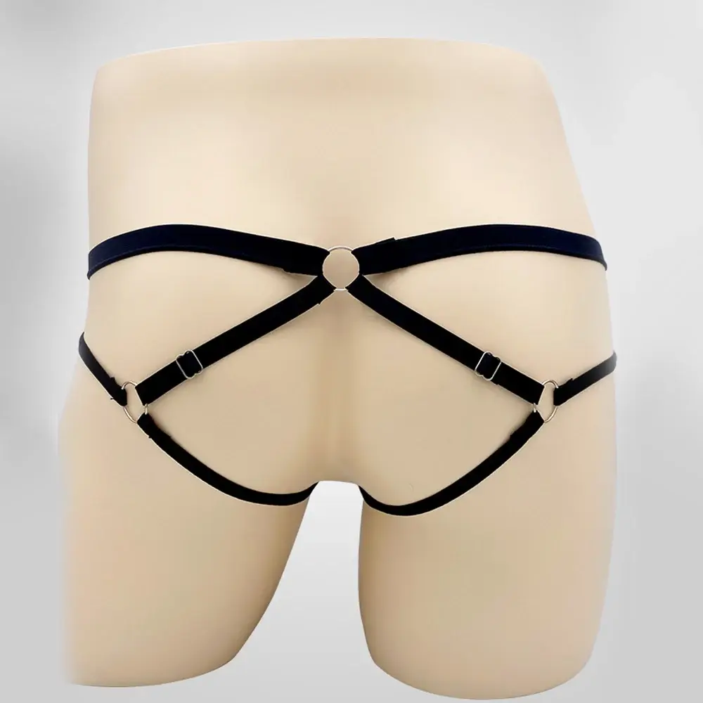 Sous-vêtements Sexy pour hommes, string, Lingerie exotique, culotte en dentelle transparente, pochette ajourée, motif floral, ceinture réglable — image 13