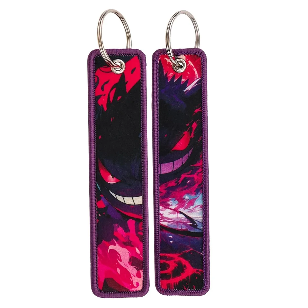 HOT Koop Pokémon Anime Monsters Sleutelhanger voor Auto Rugzak Sleutelhouders Borduren Sleutelhangers Sleutel Tag Jet Tag Accessoires Gif 1pcts