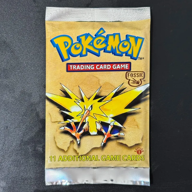 Pokémon Booster Packs Base Fossil Jungle 9 single bags 1 pack/11 Cards and Booster Box 3 1Box/36 Packs models Proxy Game Cards