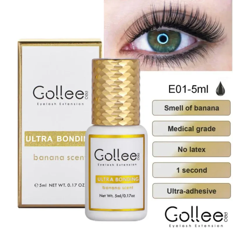 Gollee For Master of Eyelash Grafting 0.5s Fast Drying Retention 6-8 Week Eyelash Extension Glue Waterproof Max Bonding