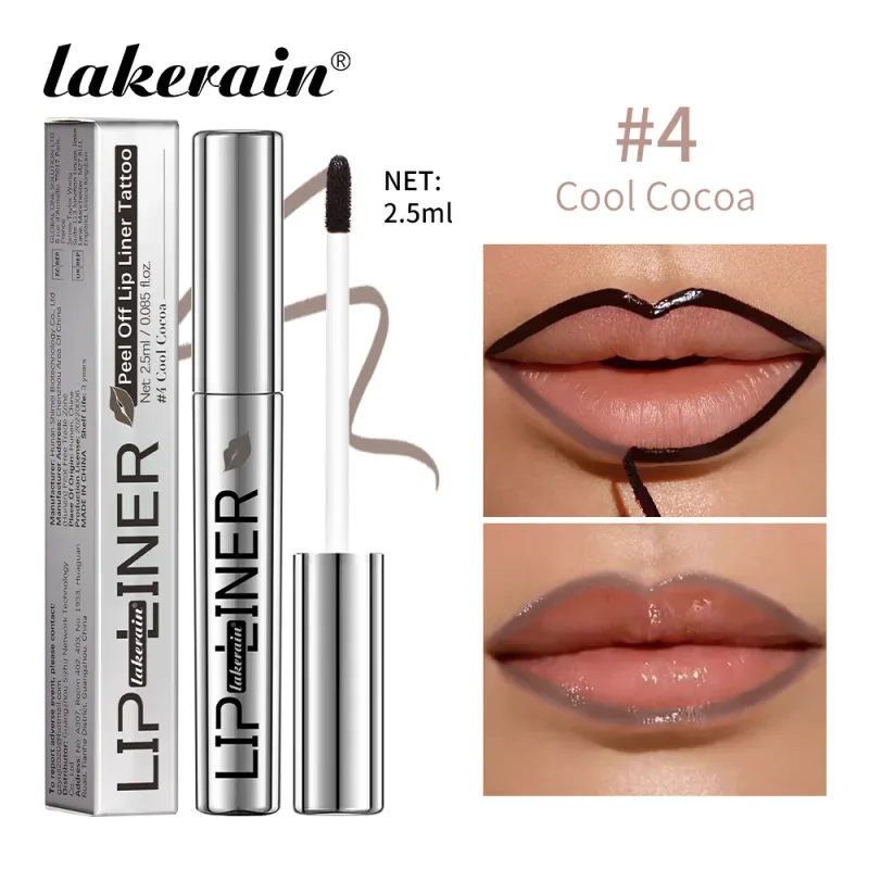 Peel Off Lip Stain Magic Lips Tattoo Long Lasting Waterproof Smudge Proof Transfer Proof เครื่องสำอางค์ Matte Lip Liner ดินสอ