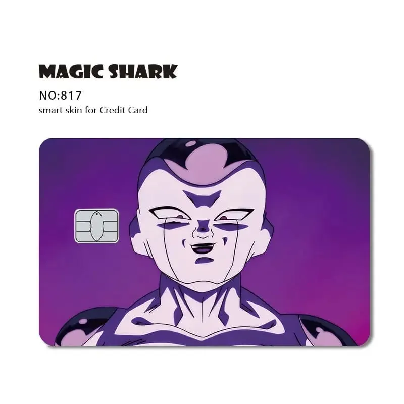 2026 Bagong Goku Frieza Anime Waterproof Skin Cover Skin Sticker para sa Credit Bank Debit Card na Walang Kupas