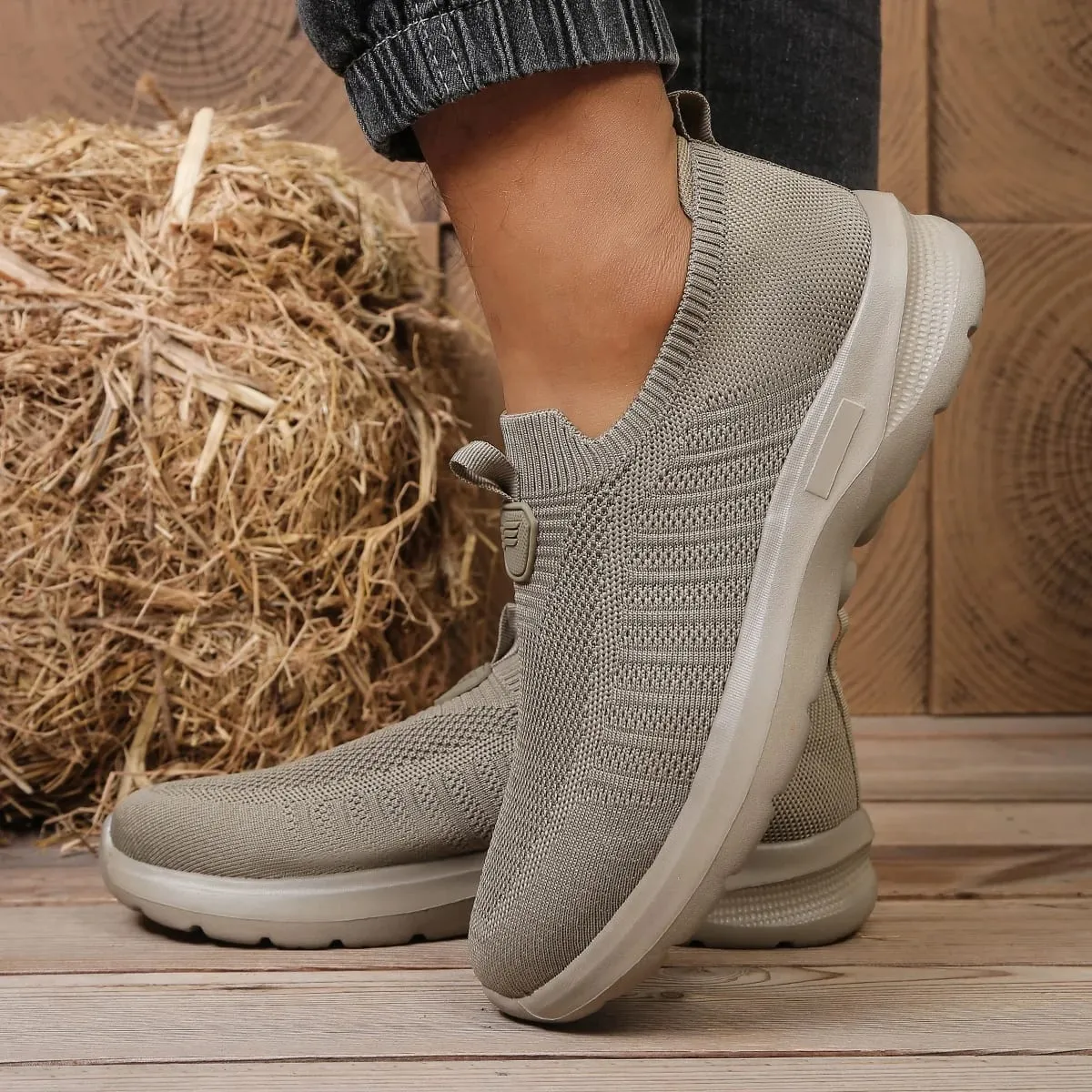 Men's Shoes Solid Color EVA Casual Shoe Lightweight Comfortable Single Sole Non-Tiring Footwear for Everyday Use