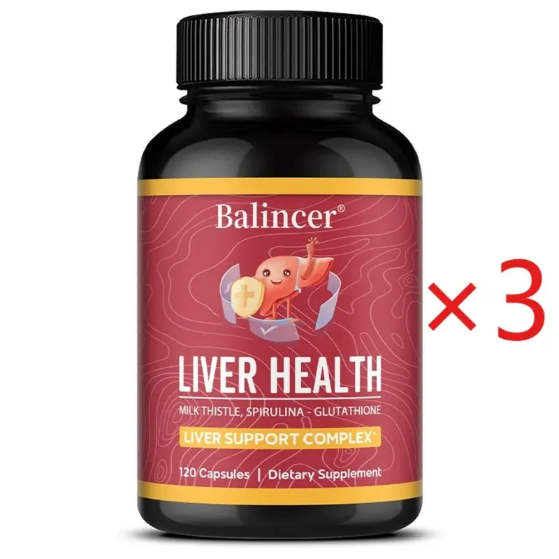 Liver Cleansing Detox Capsules Health Liver Support Colon Cleansing Repair Natural Herbal with Dandelion Milk Thistle