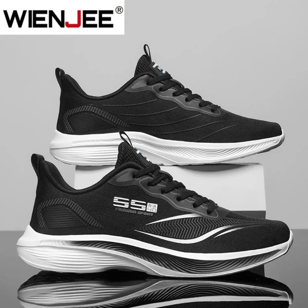 Men Running Walking Knit Shoe Casual Sneakers Breathable Sports Running Athletic Gym Lightweight Outdoor Women Shoes Size39-47
