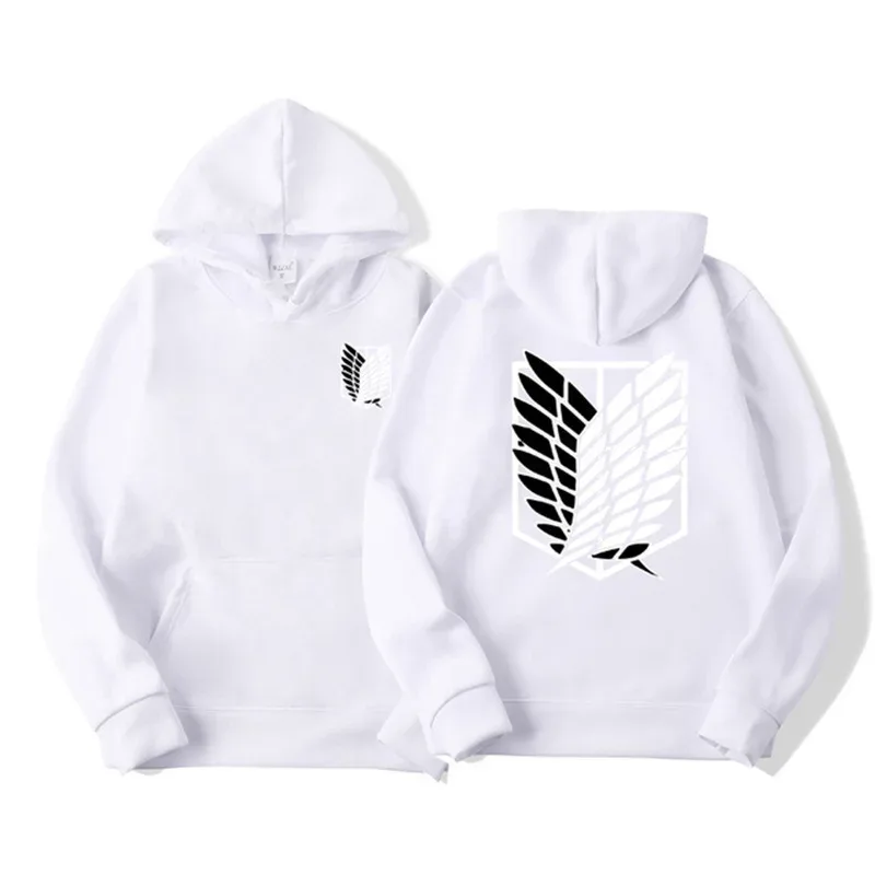 Attack on Titan Men's Hoodie Anime Hoodies Men and Women Streetwear Pullover Harajuku Shingeki No Kyojin Hoodies Sweatshirt