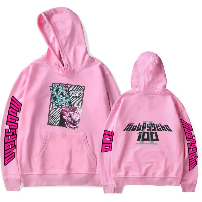 Anime Manga Mob Psycho 100 Reigen Arataka Fashion Hooded Sweatshirts Winter Essentials Hoodies Sweaters Thick Sweater Sweatshirt