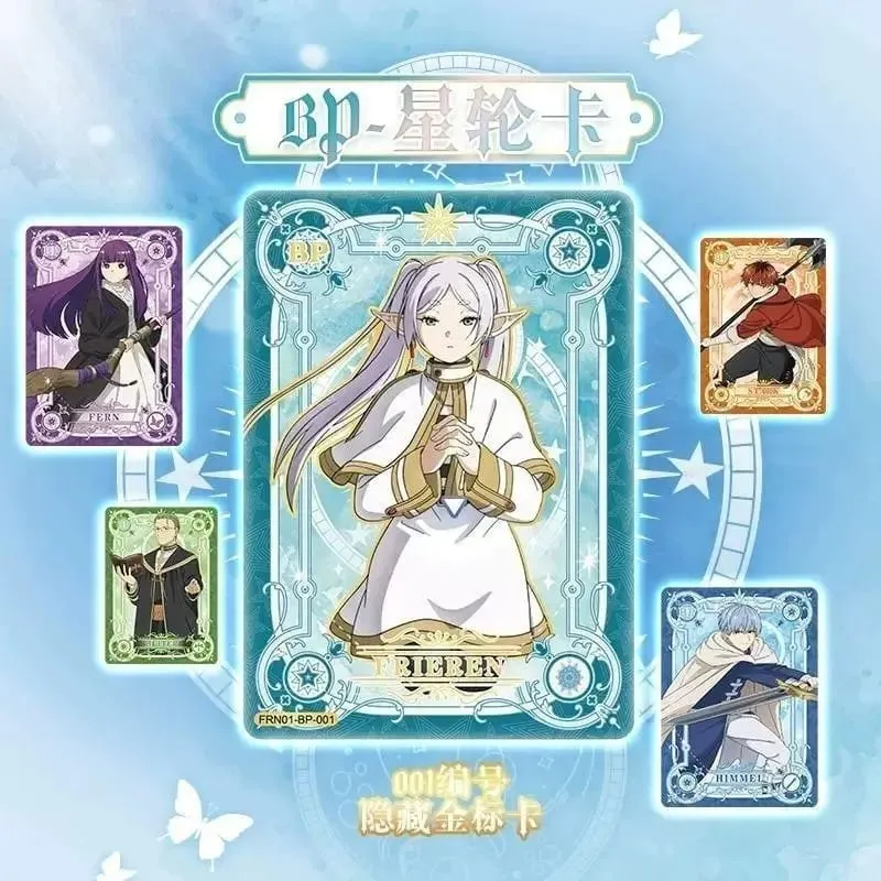 Genuine Frieren: Beyond Journey's End Card Animation Cartoon Game Collection Card Peripheral Children's Toys Holiday Gift