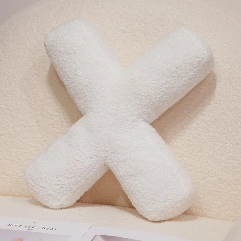 Hot Wholesale Cozy English Letters Pillow Sofa Cushion Living Room Decor 26 Letter Stuffed Doll Toy Kids Teaching Words Game Kid