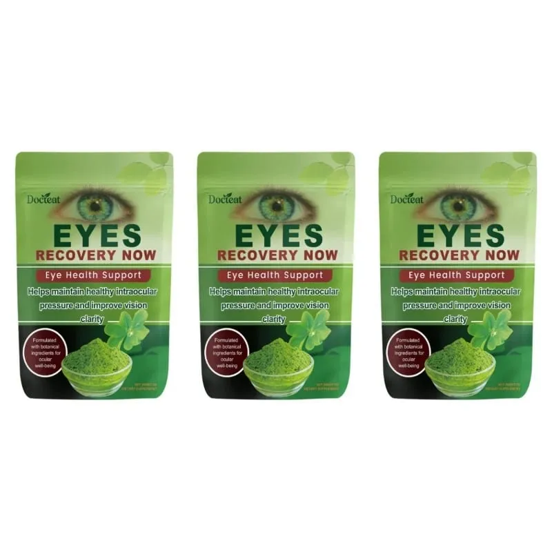 Docteat Eye Recovery Powder Botanical Ingredients with Lutein Zeaxanthin Vitamin A Zinc Eye Health Supplement 200g