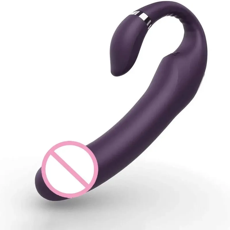 Double Motor Heating G-spot Clitoris & Anal Adult Sex Vibrator 10 Mode 10 Speed Woman Masturbator Female Erotic Toys