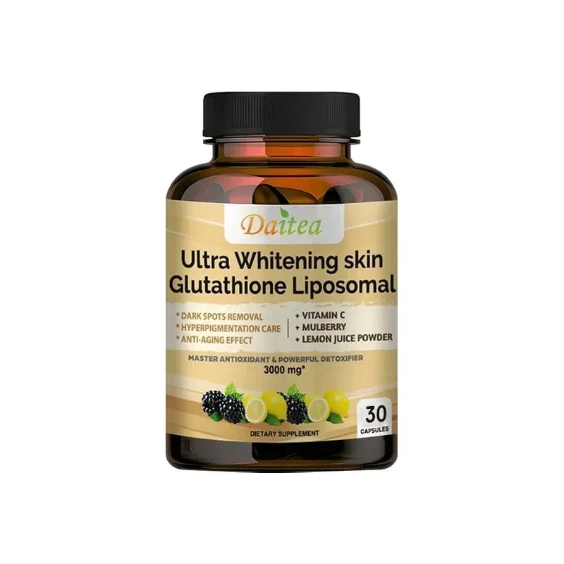 Liposome Glutathione with Vitamin C Helps Detoxify Whiten Skin and Antioxidant Anti-aging