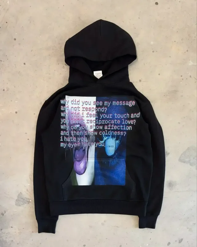Y2K Retro Grunge Hip Hop Zip Up Hoodie Gothic μοτίβο Μεγάλα φαρδιά φούτερ Harajuku Γυναικεία streetwear Ανδρικά ρούχα