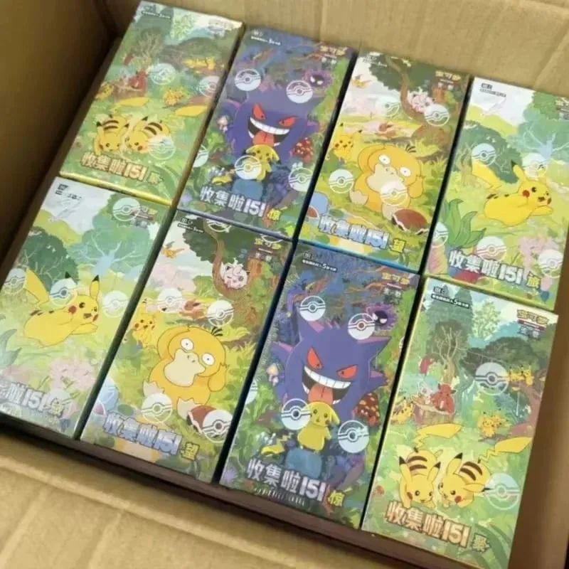 Pokemon TCG SV 151 Series Cards Simplified Chinese Ponyta Gengar Rare Holo Collectible Trading Card Game Adult Gift Toy Fans — image 3