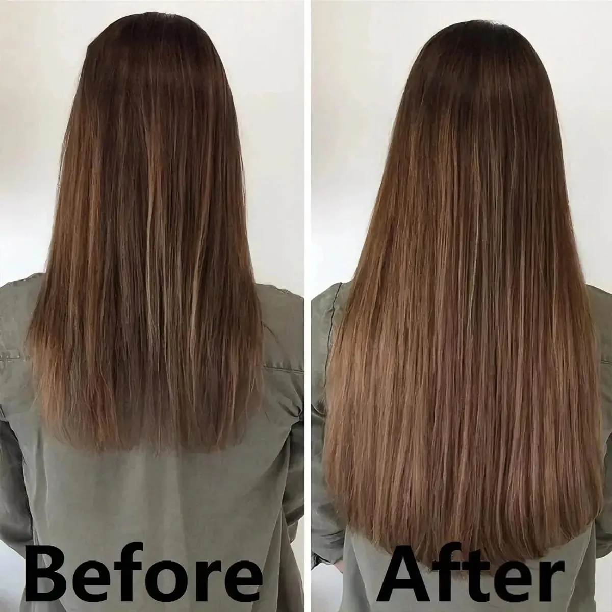Clip in Hair Extensions for Women 22 Inches Long Wavy Curly Hair Extension Full Head Synthetic Hair Extension Hairpieces