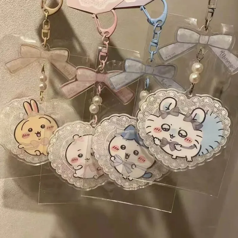 Jiikawa surrounding Harajuku limited acrylic keychain pendant Hachi Usaki cartoon backpack pendant