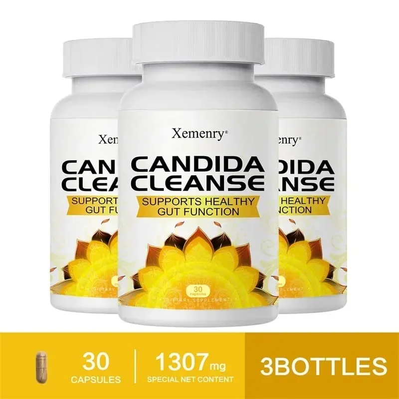 Candida Cleanse – Fördert die Darmreinigung und Entgiftung, verbessert die Verdauung und lindert Verstopfung und Blähungen