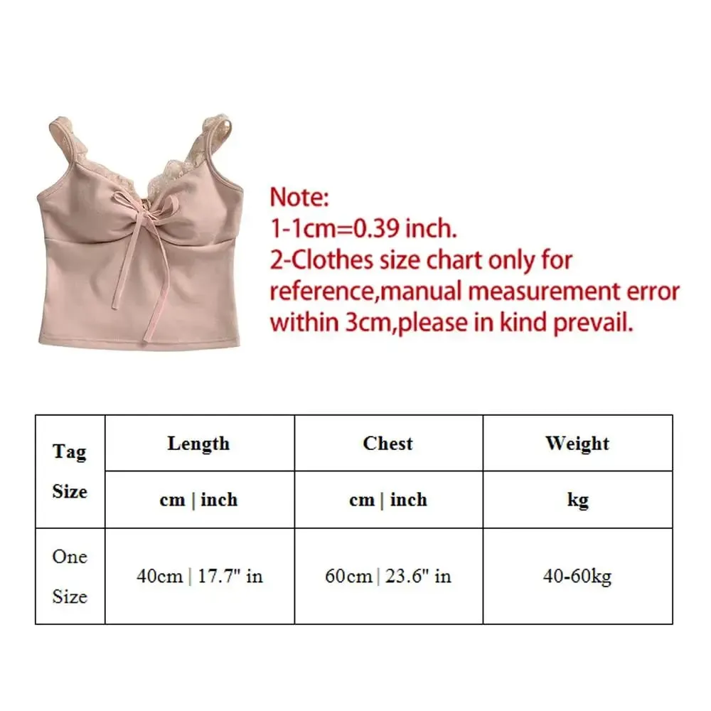 Womens Tops Sexy Tank Top Ladies Built In Bra Solid Color Camis Off Shoulder Sleeveless Camisole Sweet Lace Sling Top Tees