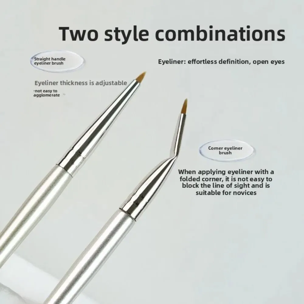 5pcs Multifunctional Eyeliner Brush Angle Eyeliner Brush Right Angle Brushes Extremely Fine Makeup Brush Aegyo Sal Brushes