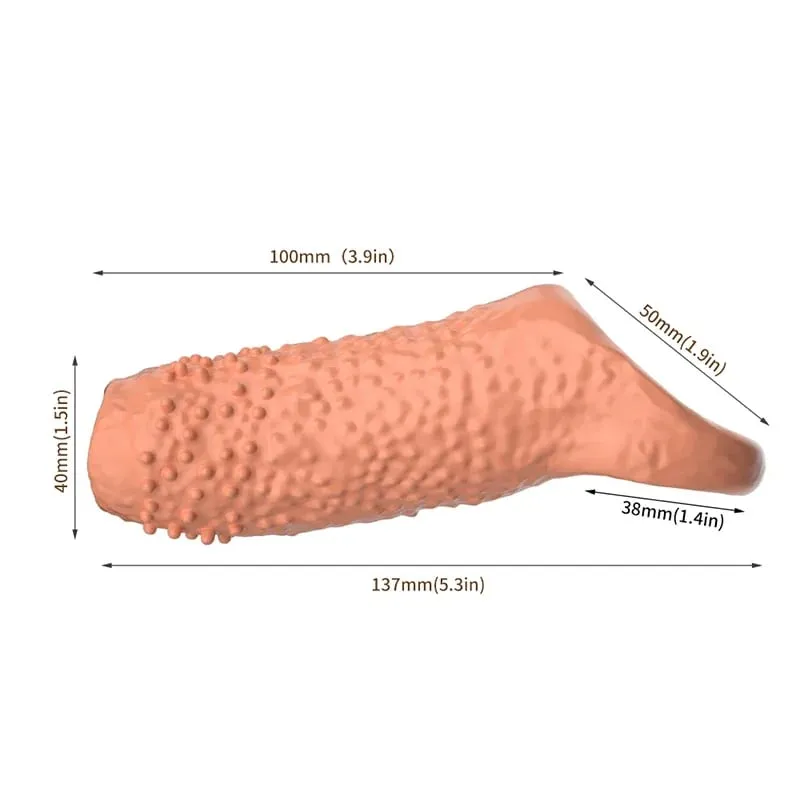 Lock Penis Ring Extension Sleeve Reusable Cock Rings Delay Ejaculation Condoms Male Penis Sex Toys For Men Adult 18 No Vibrator — image 16