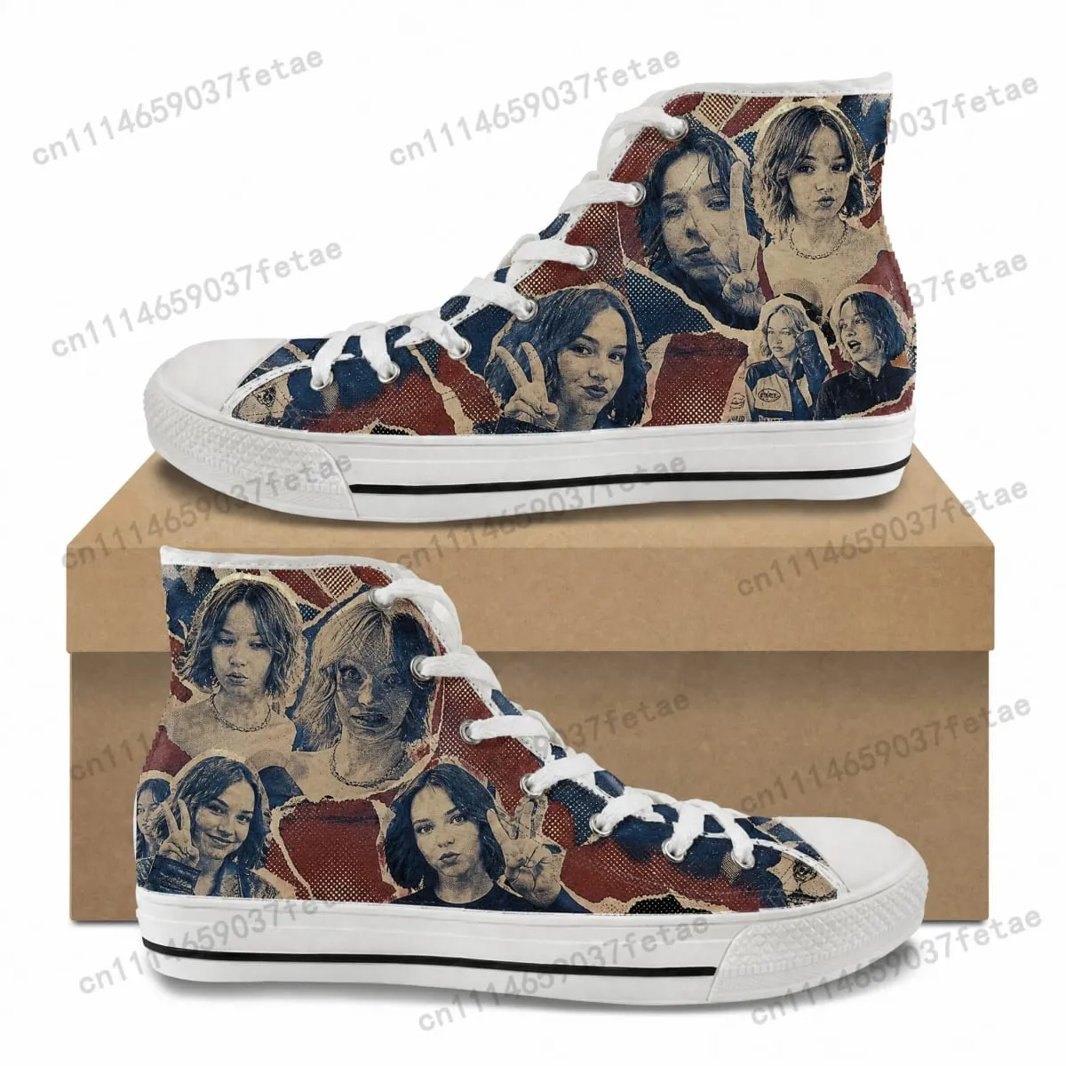 Emma Myers Low Top High Quality Sneakers Teenager Canvas Sneaker Mens Womens Casual Couple Shoes Customization Shoe