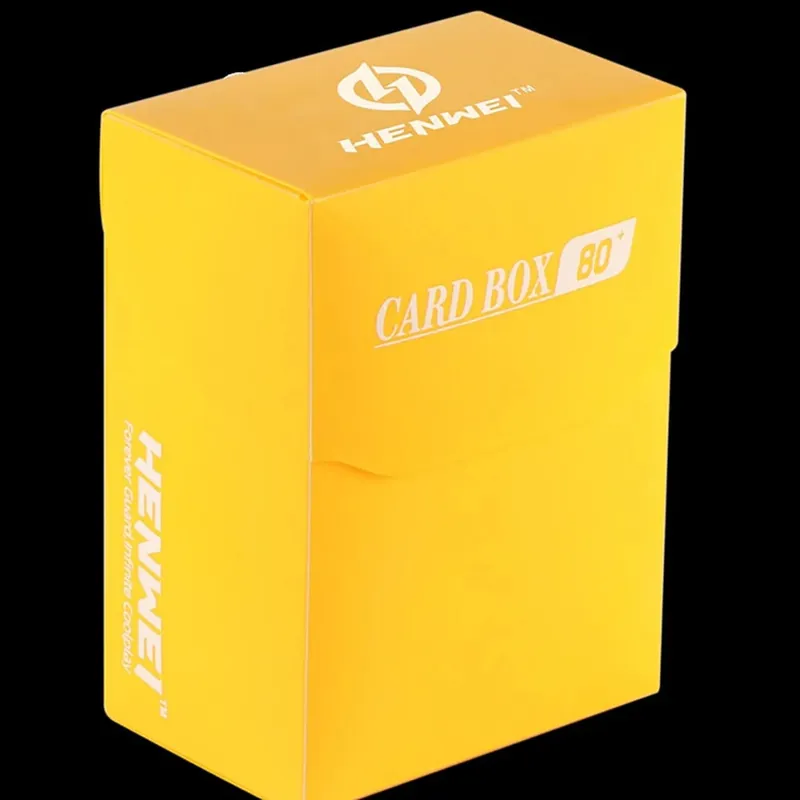 80+Card Deck Box PP Material Portable Many Color TCG Cards Case for MTG/YGO/TCG Gathering PP Storage