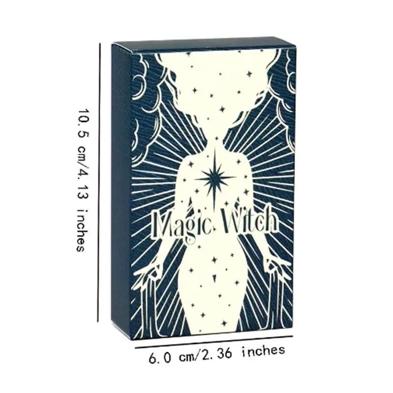 High-Quality The Magic Witch Tarot Card Leisure Entertainment Games Card Family Gatherings Tarot Games Card 78 Card Deck