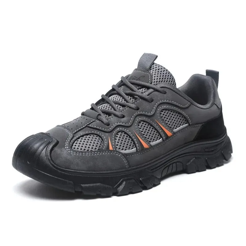 2026 panlalaking kaswal na sapatos na pang-sports na makapal na soled mesh na breathable na sapatos na pang-hiking sa labas ng sapatos na pantakbo