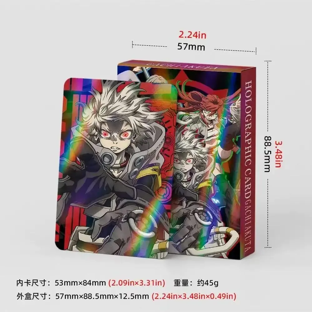 30 Pcs/Set GACHIAKUTA Laser Lomo Cards HD Photocards Comic Characters Cosplay Gift Set
