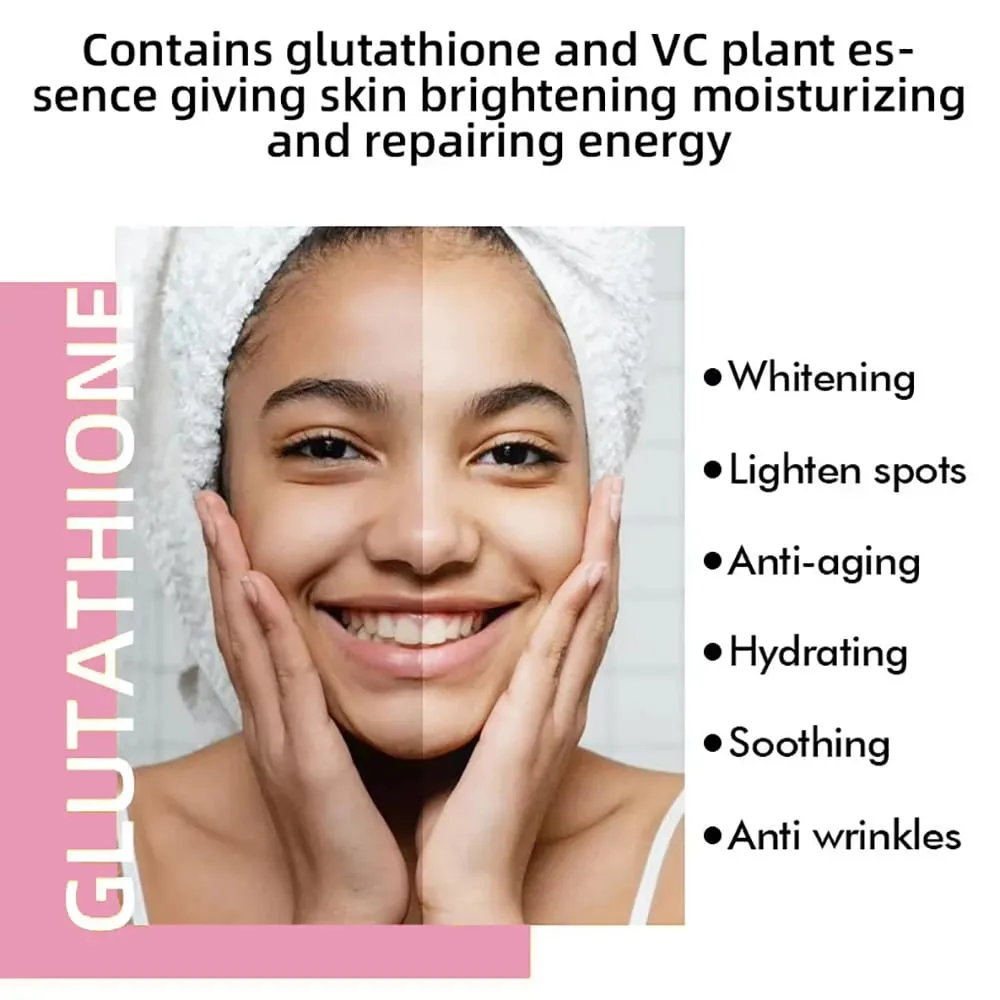 Gluta White 1500000mg Skin Whitening & Antioxidant Detox Supplement for Women & Men Aging Defense Blood Balance Immune Health
