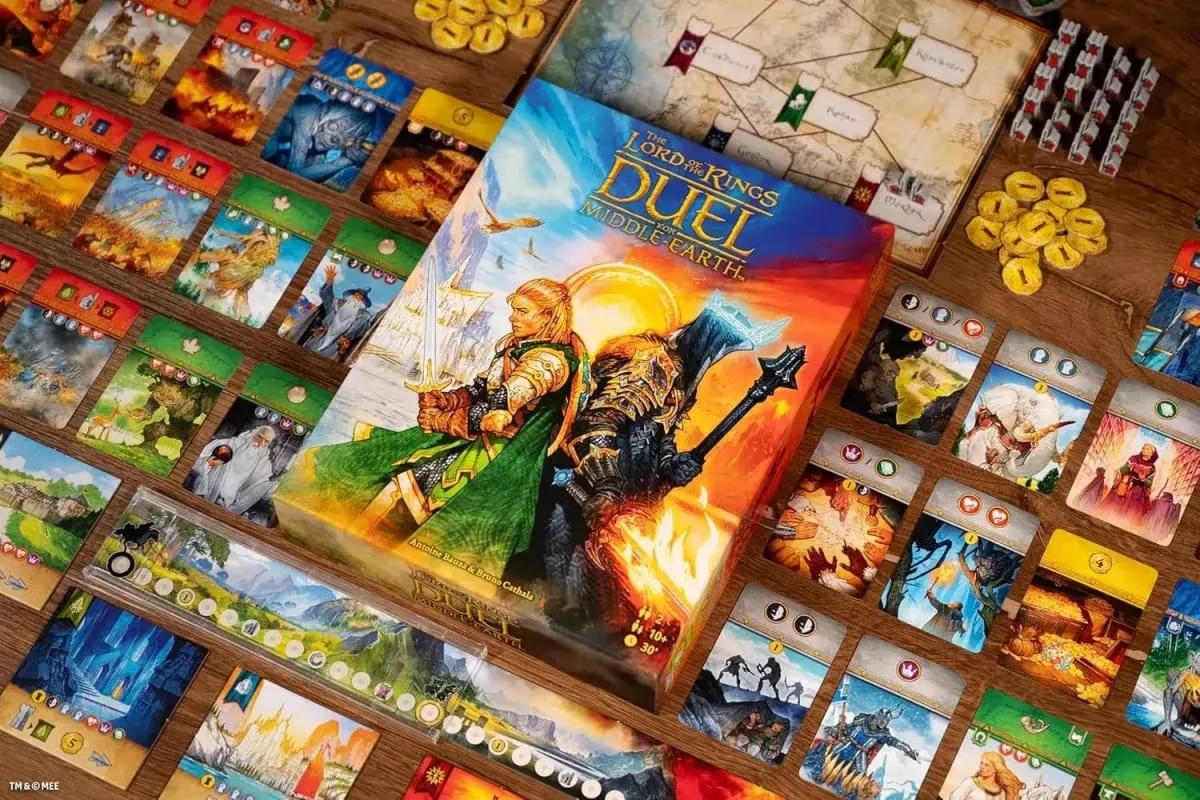 Board Game The Lord of the Rings Duel for Middle-Earth Ages 10+ | 2 Players | 30 Minutes Playing Time