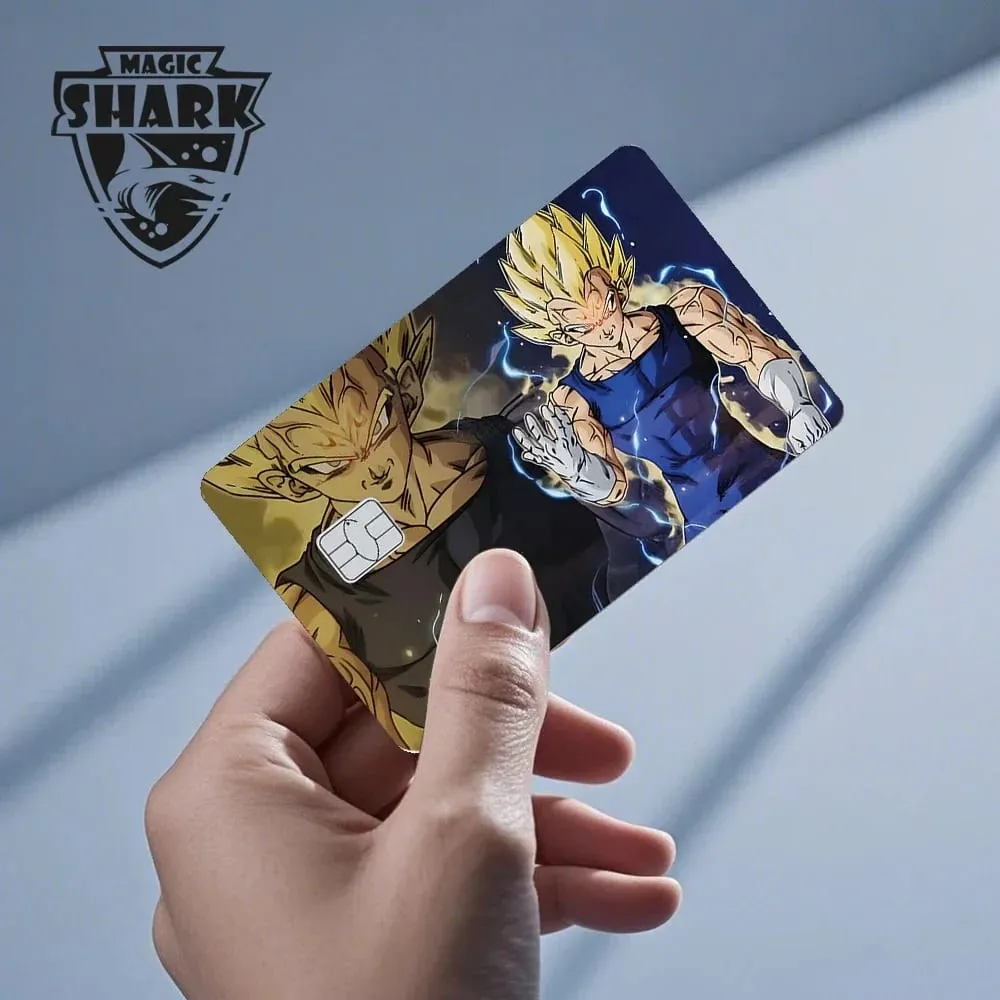 2026 Bagong Goku Frieza Anime Waterproof Skin Cover Skin Sticker para sa Credit Bank Debit Card na Walang Kupas