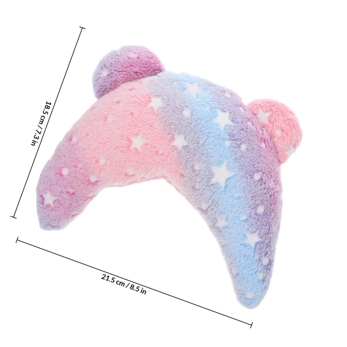 U-Shaped Pet Comfort Pillow for Small Dogs Cats Kitten Calming Sleep Neck Support Indoor Animal Body Relaxation Cushion