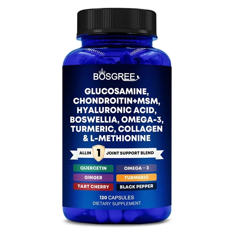 Glucosamine Chondroitin MSM - Supports Healthy Joints Cartilage and Connective Tissue - Promotes Joint Comfort and Flexibility