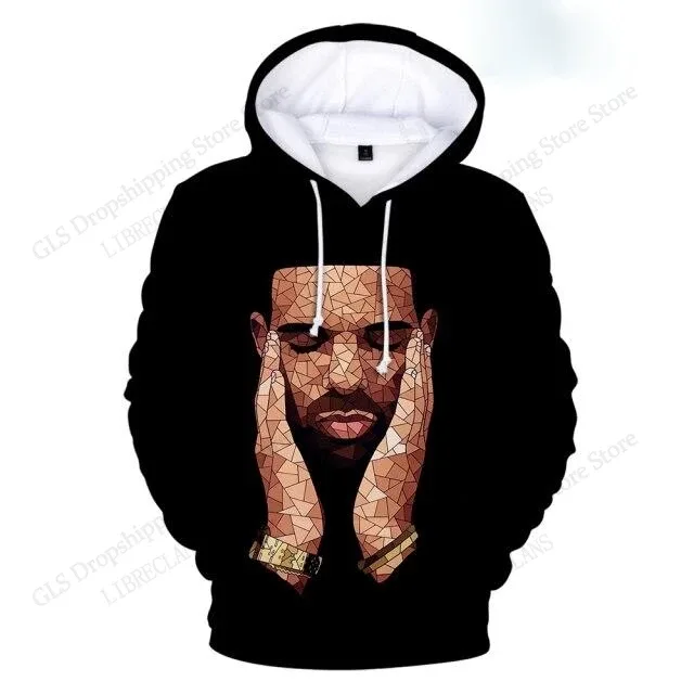 Rock Popular Singer Drake 3d Print Hoodies Men Women Fashion Hip Hop Hoodie Sweatshit Women Sweats Men Clothes Oversized Moletom