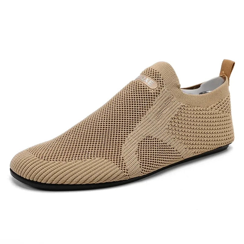 Breathable Men Casual Sneakers Slip-on Magaang Lalaki Walking Shoes Anti-slip Flexible Couple Loafers Summer Soft Footwear