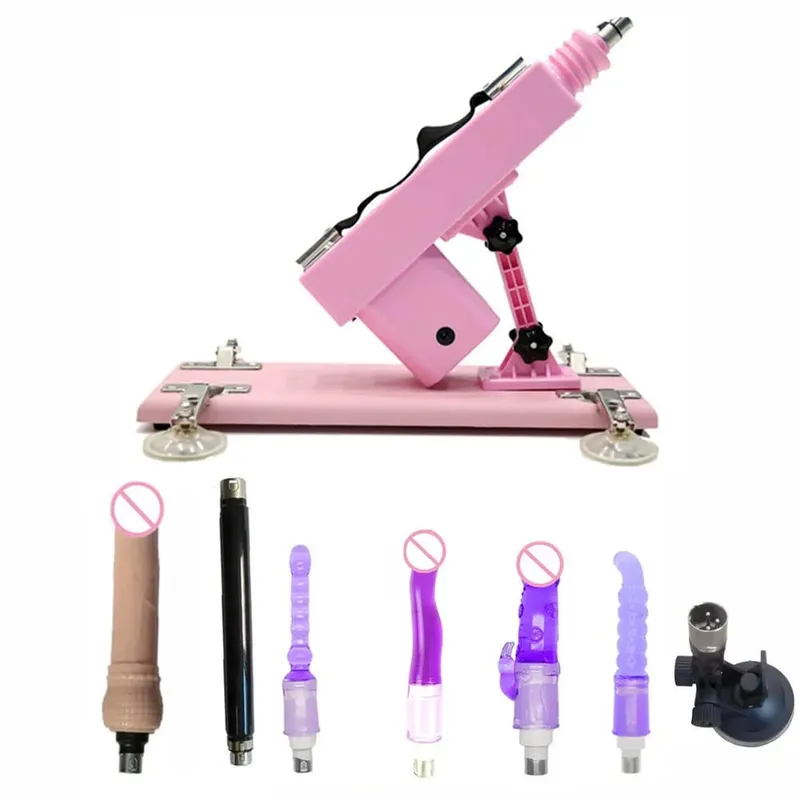 Strong Motor Automatic Vibartor Sex Machine with Dildo Attachments Adjustable Gun Love Machine Sex Toys for Man Women Adult Game
