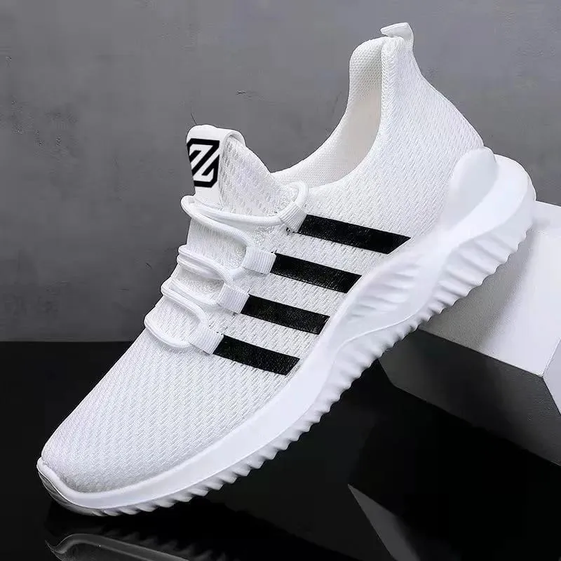 New 2025 Men's Sports Shoes Comfortable Casual Fashionable Breathable Low Top Flat Heel Lace-Up Running Shoes for Men