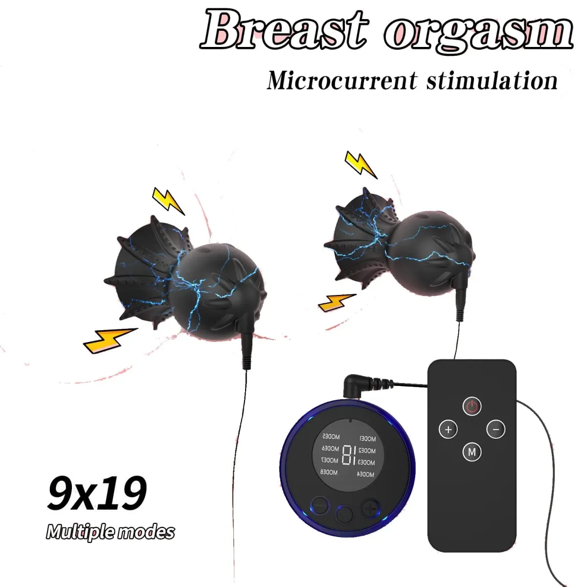 Electric Shocker Breast Pump Enlargement For Women Nipple Sucker Clitoris Suction Bondage E-stim Erotic Sex Toy Bdsm