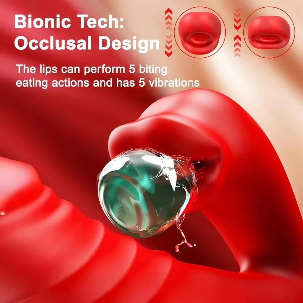 2in1 Thrusting Vibrator G Spot Vagina Licking Dildo for Women Rabbit Tongue Sex Toy Clitoral Stimulator Anal Plug Adult Supplies