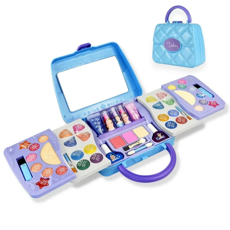 Girl Pretend Play Kit Make Up Princess Play With Toys που πλένεται Μη τοξικό σετ καλλυντικών μακιγιάζ Δώρα για κορίτσια Παιδιά