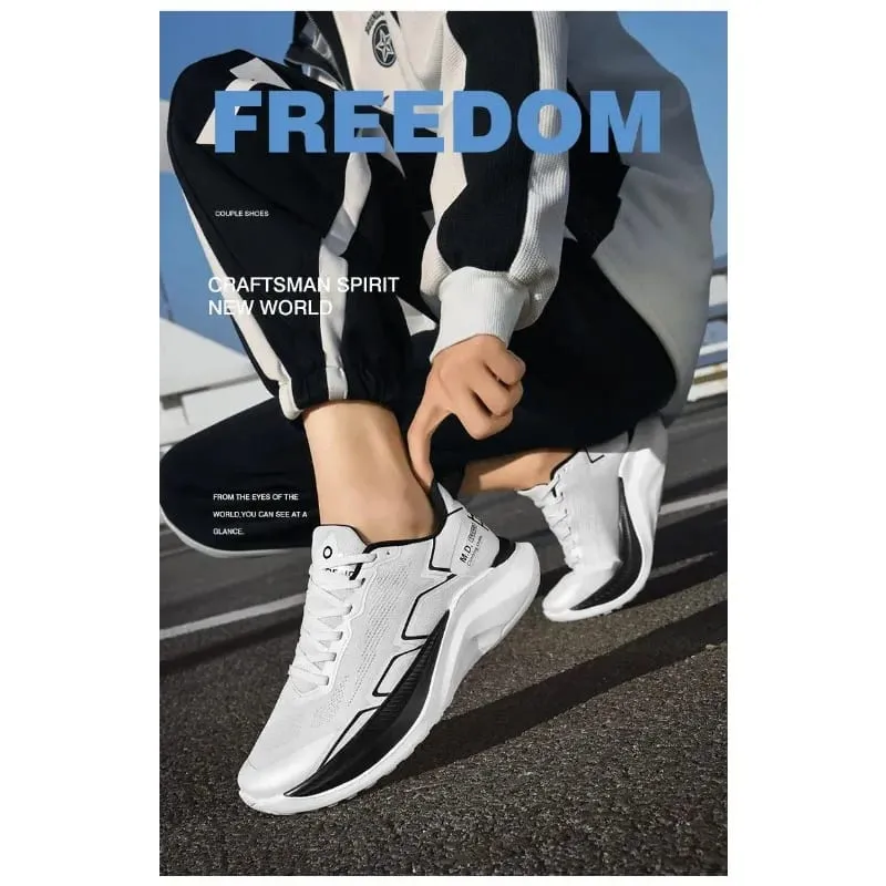 Running Shoes 2026 New White Sports Shoes for Men Man Sneakers Fashion Men Footwear Outdoor Non-slip Gym Wear Resistant Marathon