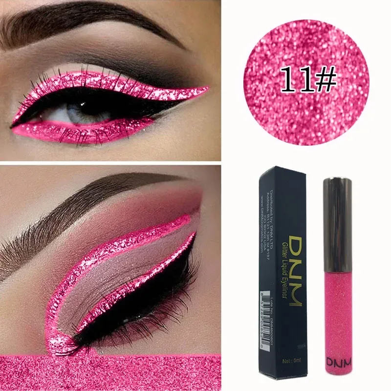 16 Colors Diamond Liquid Eyeliner Professional Silver Green Shiny Eyes Flash Long-lasting Liquid Glitter Eye Liner Beauty Makeup — image 19